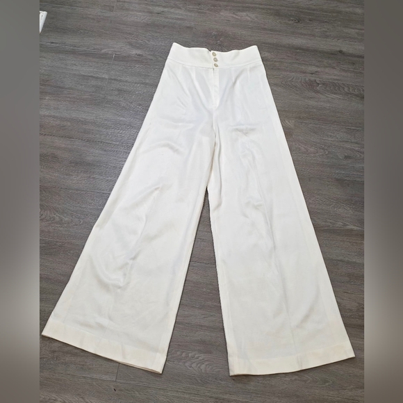 Pants - Vintage 70's Bell Bottom Pants High Waisted 26 Inch Waist 31 Inseam 14 Inch Bell